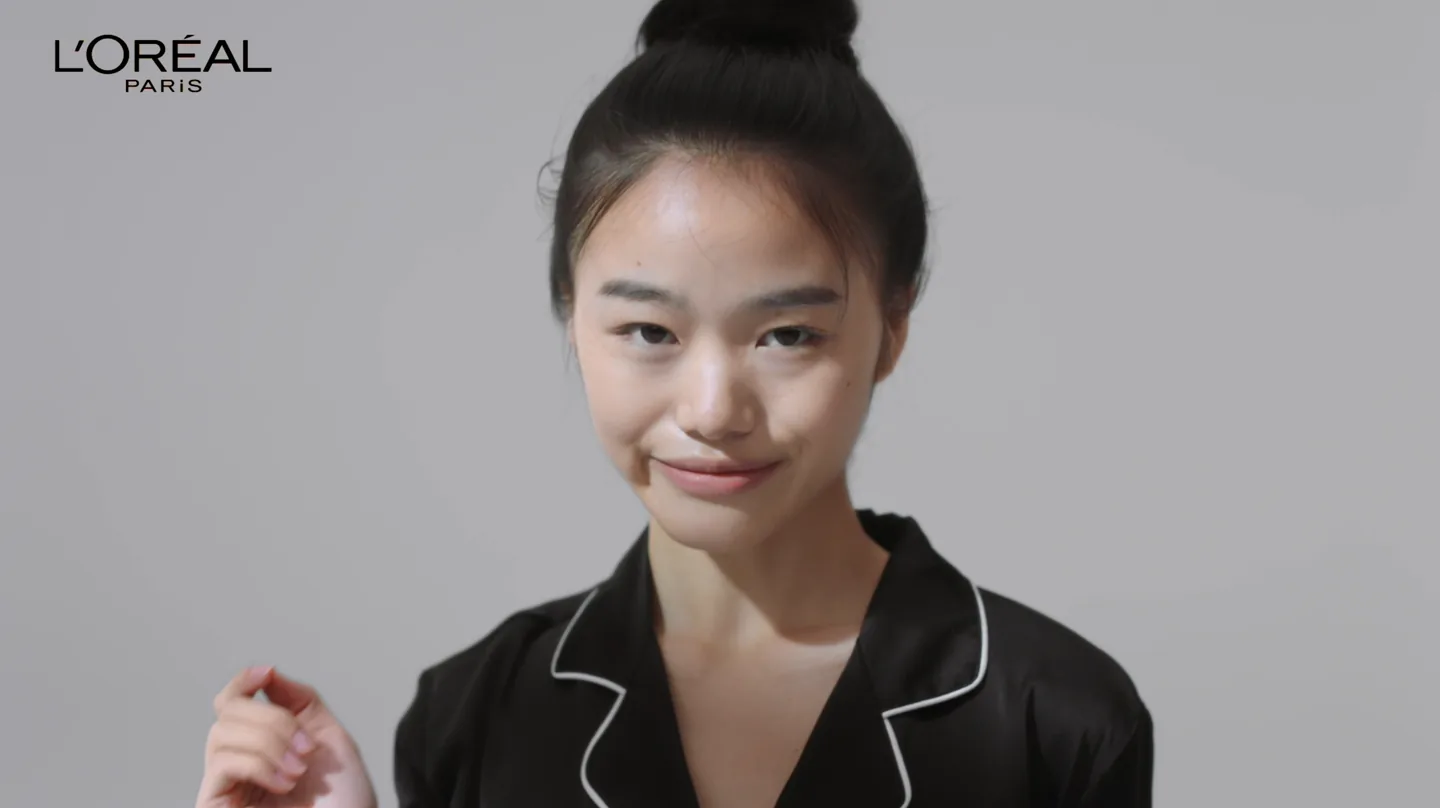 巴黎欧莱雅广告的人物造型